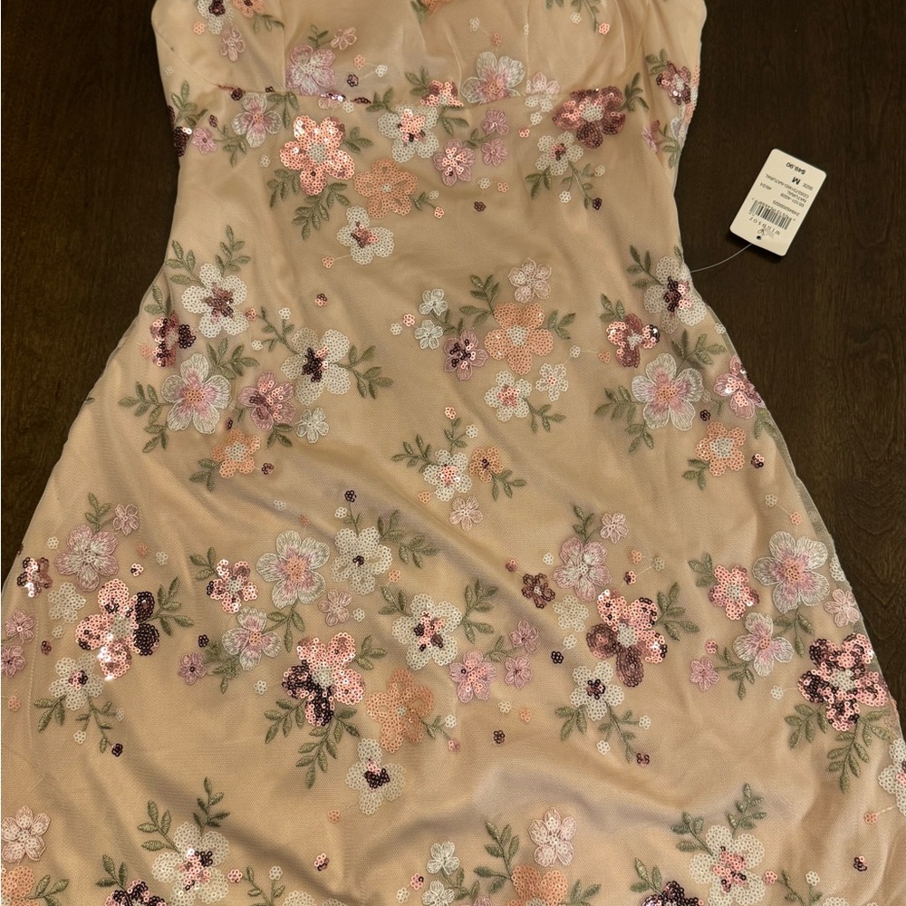 Windsor Strapless floral dress